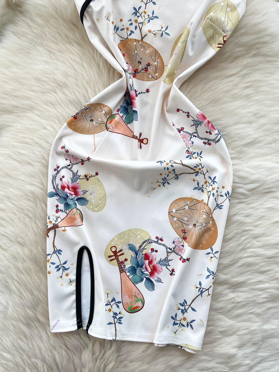 Confessions cross over qipao dress Q211 images